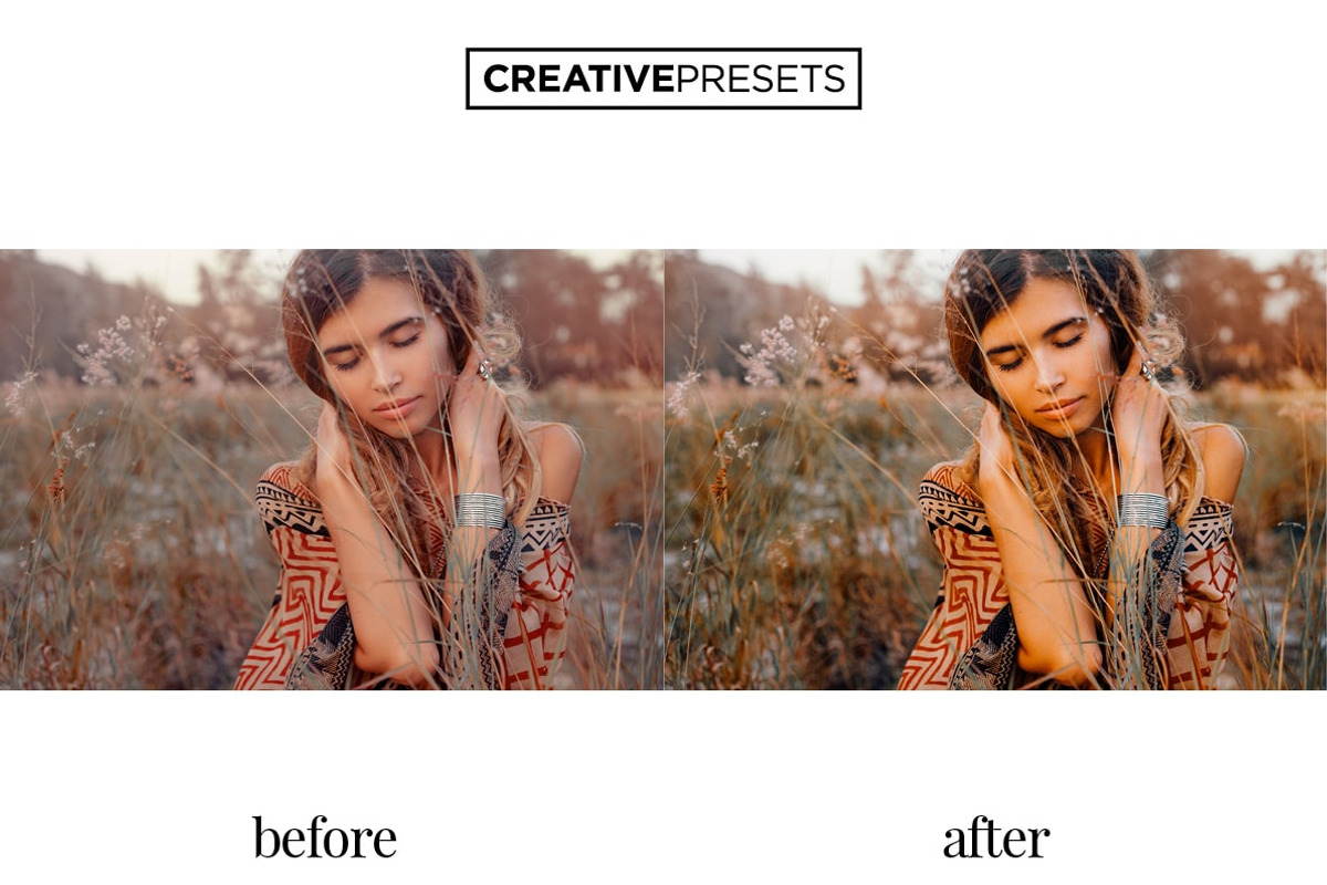 +30 Bohemian Film Lightroom Presets preview 3