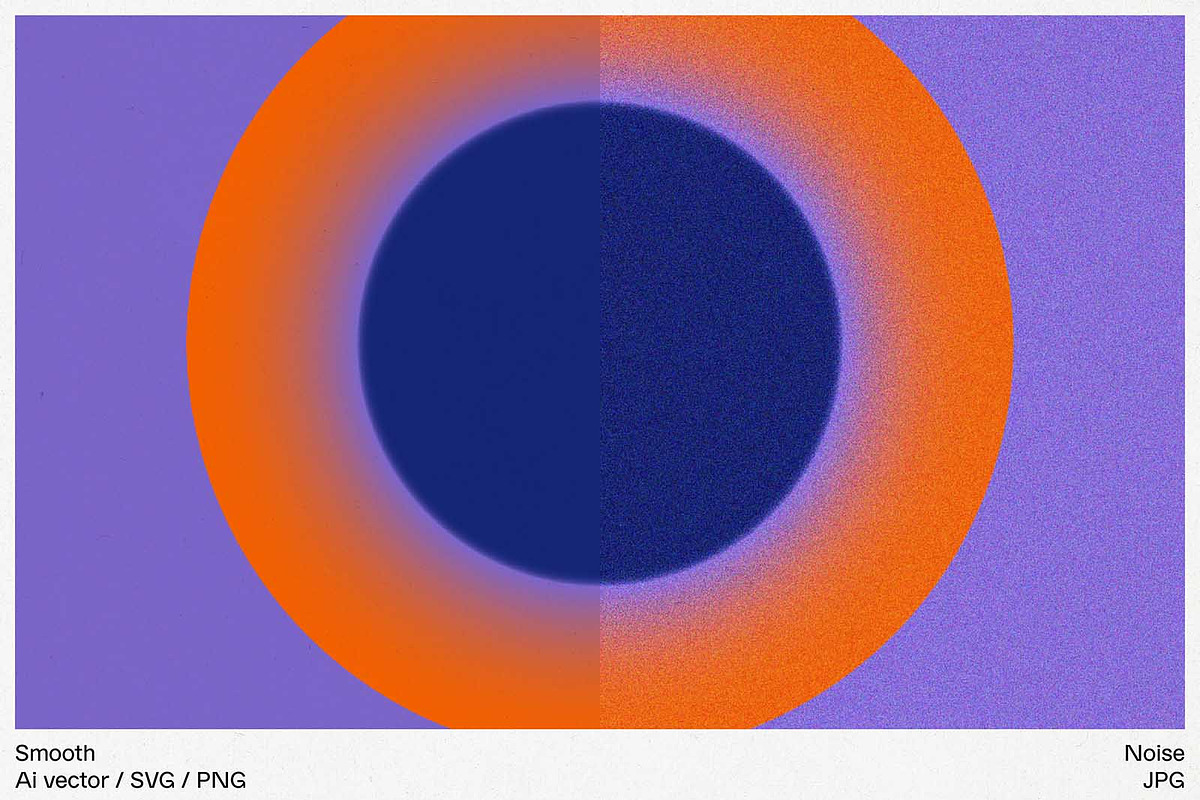 GRADIAL - 200 Radial Gradients, a Background Graphic by kloroform (Photo 8 of 12)