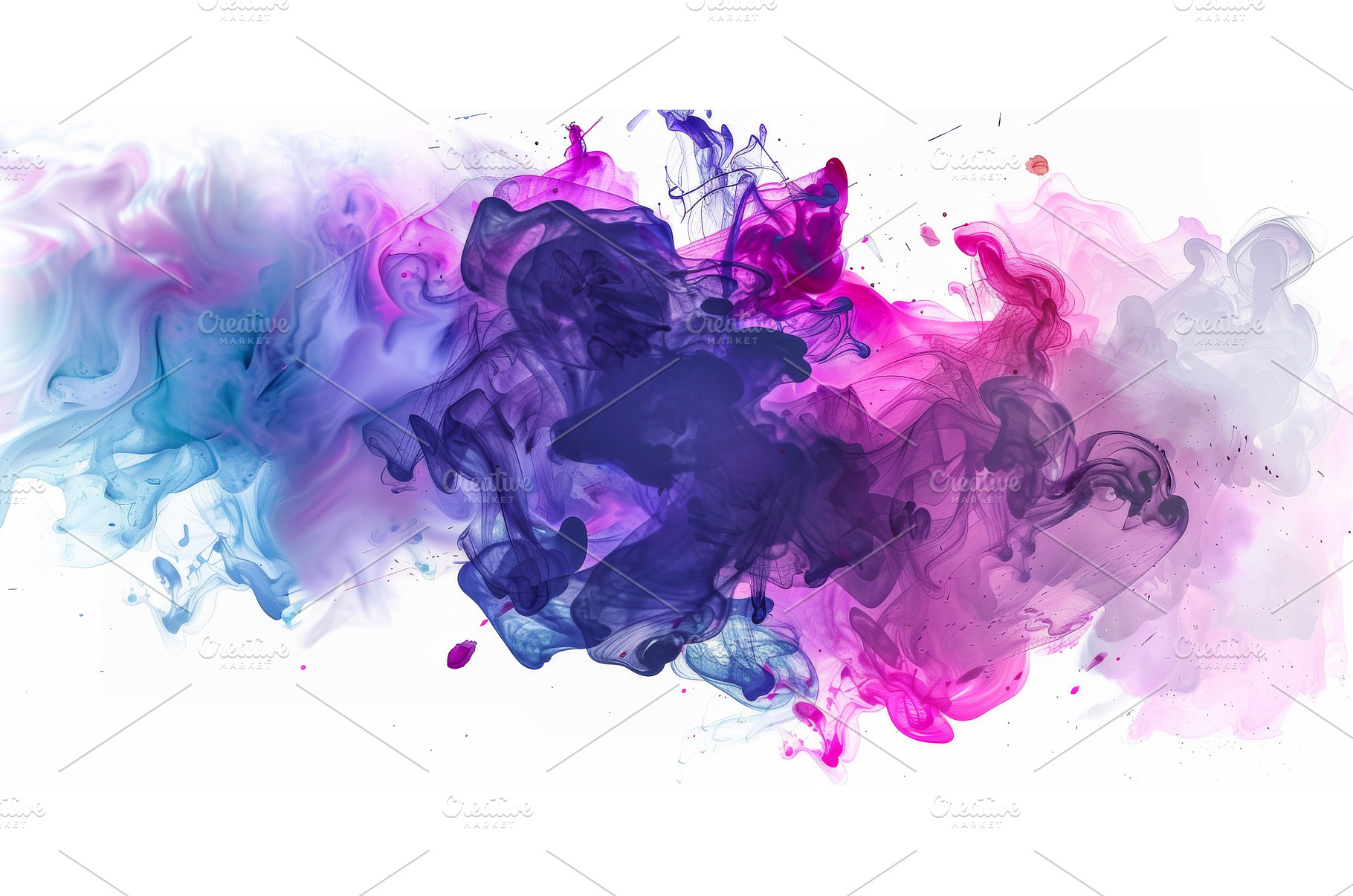 Fluid Abstract Swirls in Pink and, an Abstract Photo by LaVika