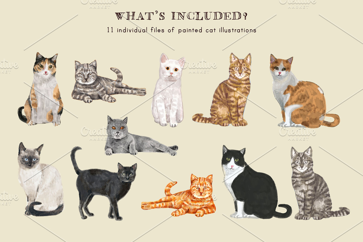 Dogs & Cats Art Bundle (20% Off!), an Animal Illustration by Cynthia Arre (Photo 8 of 10)
