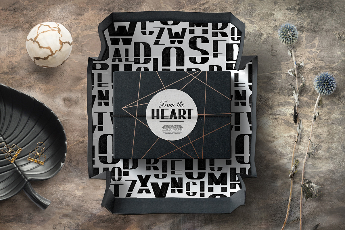 Bomond. Textured Ink Font (SVG) preview 6