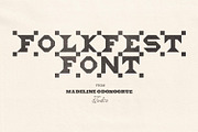 Folk Fest - Hand Crafted Font, a Sans Serif Font by Madeline ODonoghue Design (Thumbnail 9 of 12)