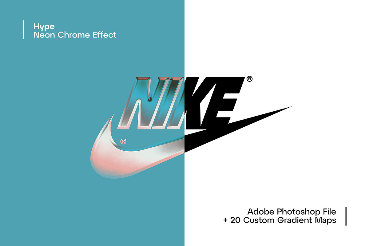 Hype - Neon Chrome Effect, a Texture Graphic by Studio 2am (Photo 2 of 8)