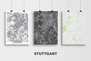 5 maps of Germany cities set 2, an Education Illustration by MaximGertsen (Thumbnail 2 of 9)