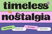 Bahlie Groovy Bold Display Serif, a Serif Font by timelesstype.co (Thumbnail 4 of 10)