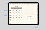 Dated 2024 Digital Planner, a Websites & App Template by Anne Kristin Designs (Thumbnail 2 of 4)