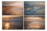 16 Sunset Beach Digital Backdrops, a Layer Style Add-On by Wild Honey Design Co. (Thumbnail 2 of 5)