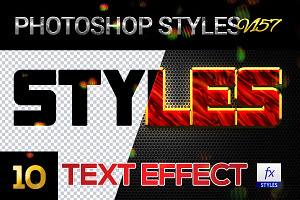 10 Creative Photoshop Styles V157