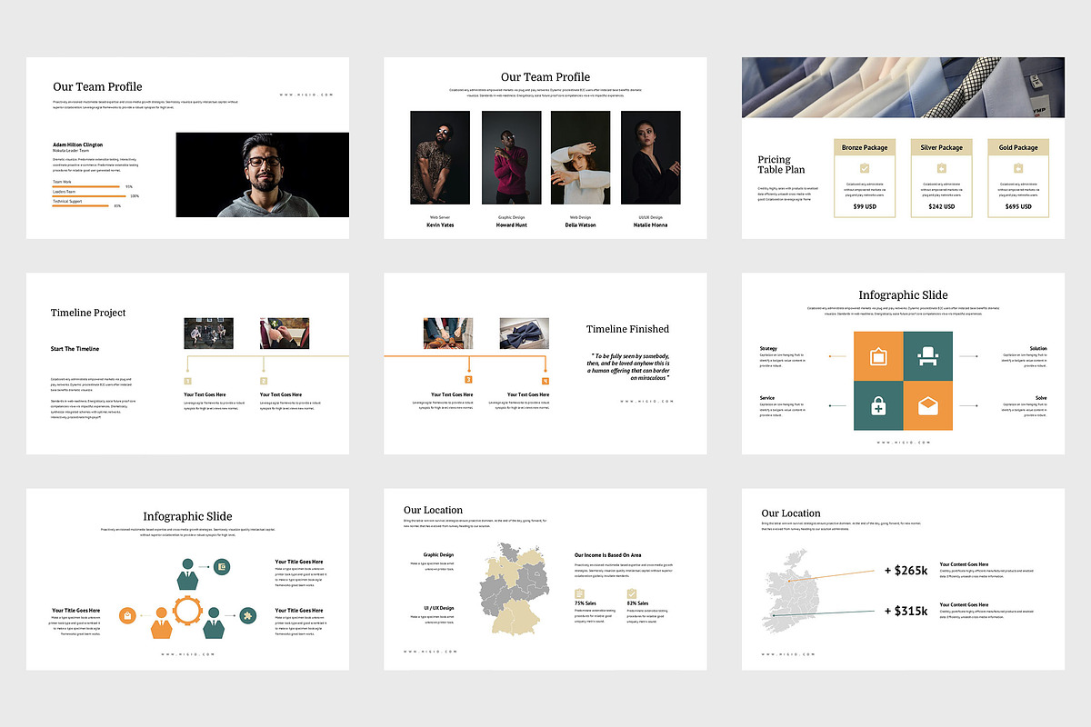Higio : Fashion Brand Powerpoint, a Presentation Template by Punkl Camp (Photo 4 of 9)