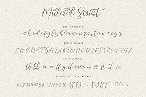 Millered - Beautiful Font Script