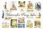 Watercolor fairy tales, an Illustration by Mimomy (Thumbnail 1 of 11)