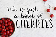 Slightly Sweet Hand Lettered Font, a Script Font by Liz on Call (Thumbnail 7 of 10)