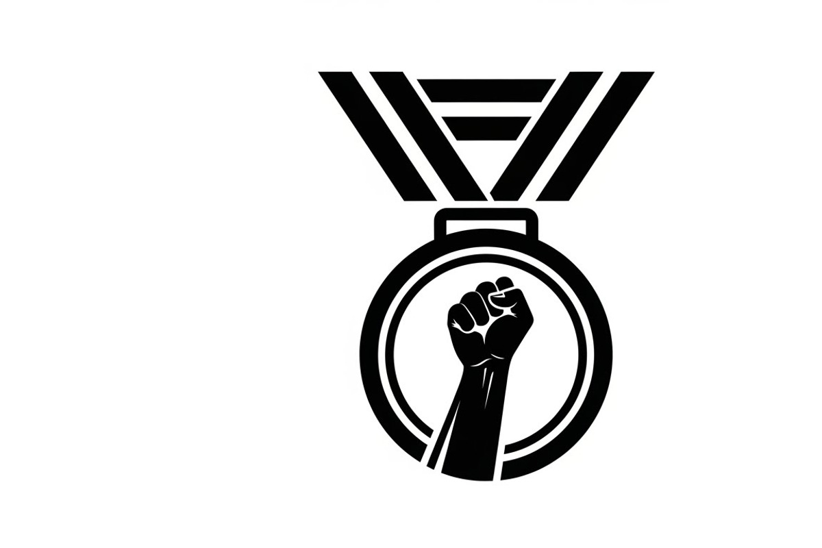 Modern medal icon vector logo design, an Illustration by Amazin_art (Photo 10 of 29)