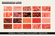 Swirls & Waves - Vector/JPG Patterns, a Pattern Graphic by Alexandra Tinsley (Thumbnail 5 of 12)
