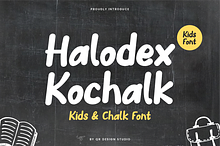 Halodex Kochalk - Kids & Chalk Font