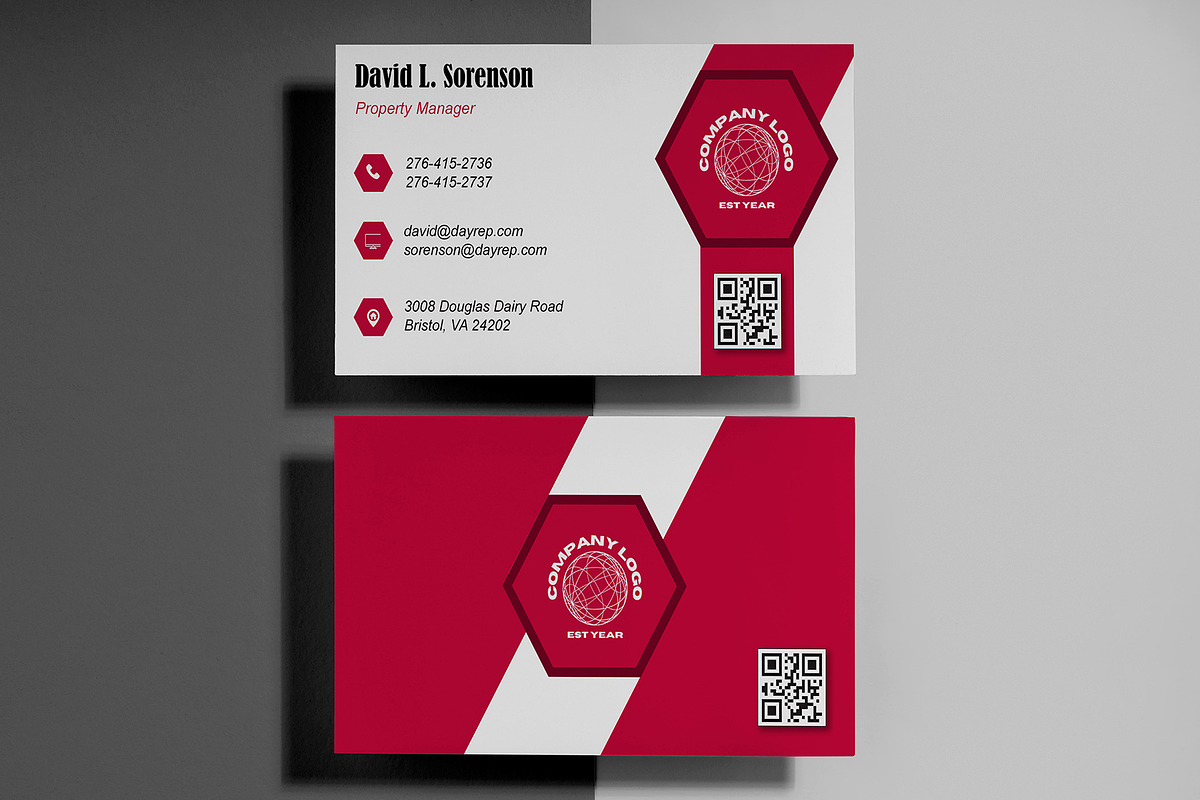 Modern Creative Business Card PSD preview 2