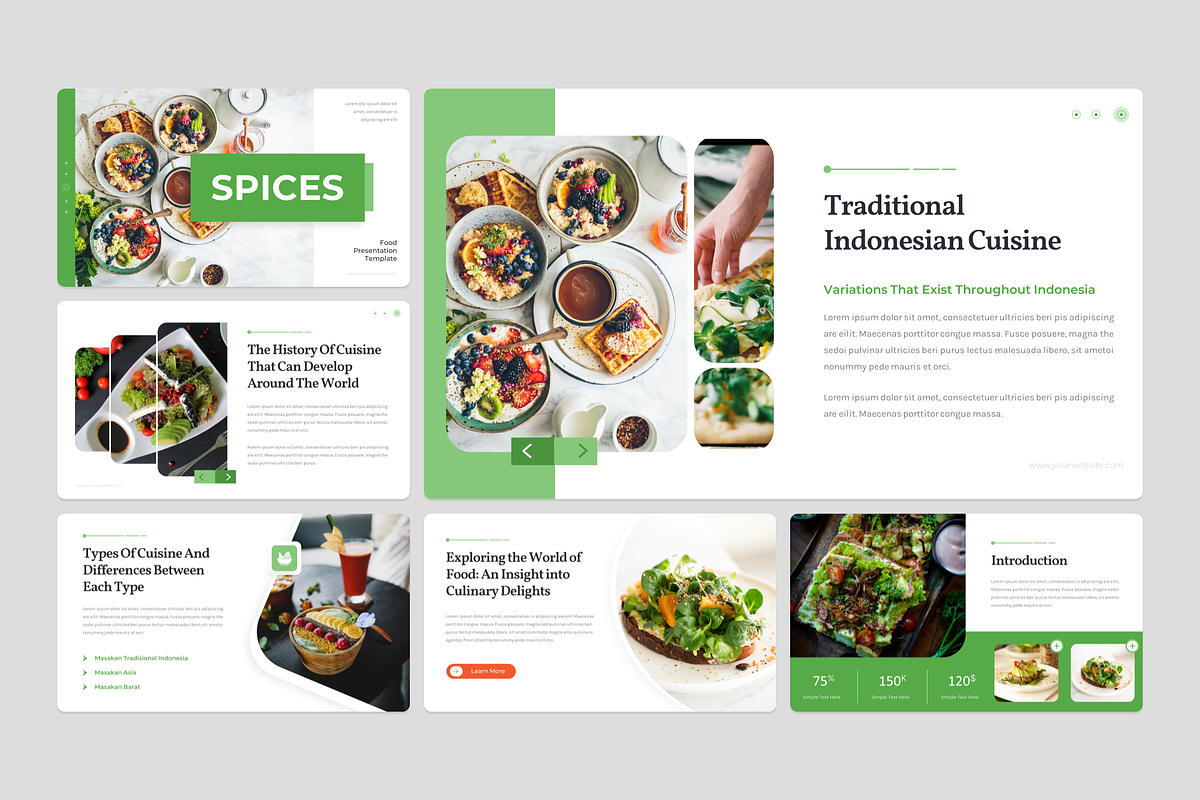 Spices - Food PowerPoint, a Presentation Template by YossyOneStd (Photo 4 of 6)