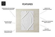 Cotton Tea Towel Mockup (PSD), a Household Mockup by 1001 mockups (Thumbnail 2 of 6)