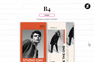 B4 Social Media Graphic Templates