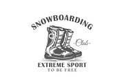 18 Snowboarding Logos Templates, a Branding & Logo Template by Art Design (Thumbnail 25 of 26)