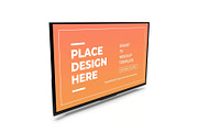 Smart TV Display Mockup Template Set, a Device Mockup by DesignRushMarket (Thumbnail 10 of 11)