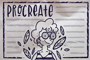 12 dry marker brushes - PROCREATE, a Brush Add-On by Andrea De Oliveira (Thumbnail 7 of 7)