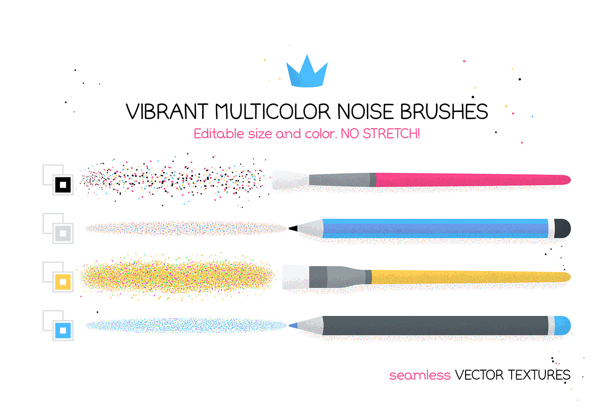 Multicolor Grain & Speckle Brushes, a Brush Add-On by Side Project (Photo 4 of 7)