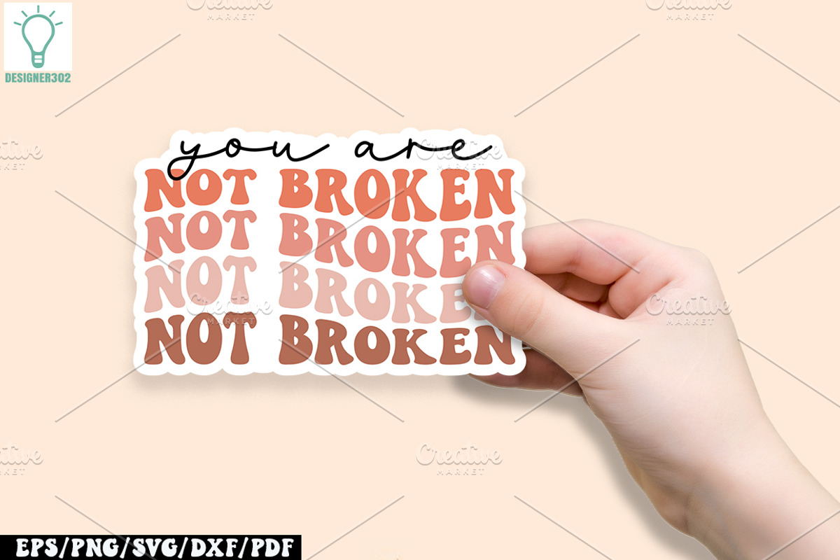 Boho Mental Health Sticker Bundle, a Graphic by Designer302 (Photo 20 of 22)