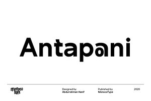 Antapani - Alternative Grotesk