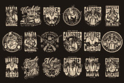 Mafia t-shirt designs, a Branding & Logo Template by DGIM studio (Thumbnail 4 of 9)