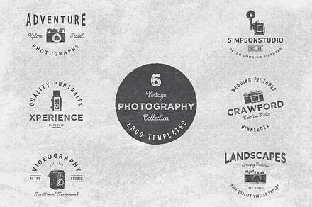 Vintage Photography Logo Collection