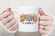 Spring Vibes Summer Flowers Sublimat, an Illustration by Sublimation Artist (Thumbnail 5 of 6)