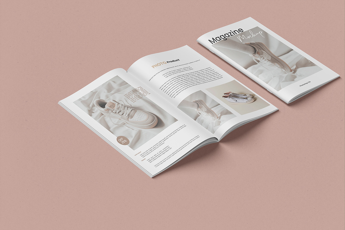 A4 Magazine Mockup, a Magazine Template by Graphicbars (Photo 9 of 11)