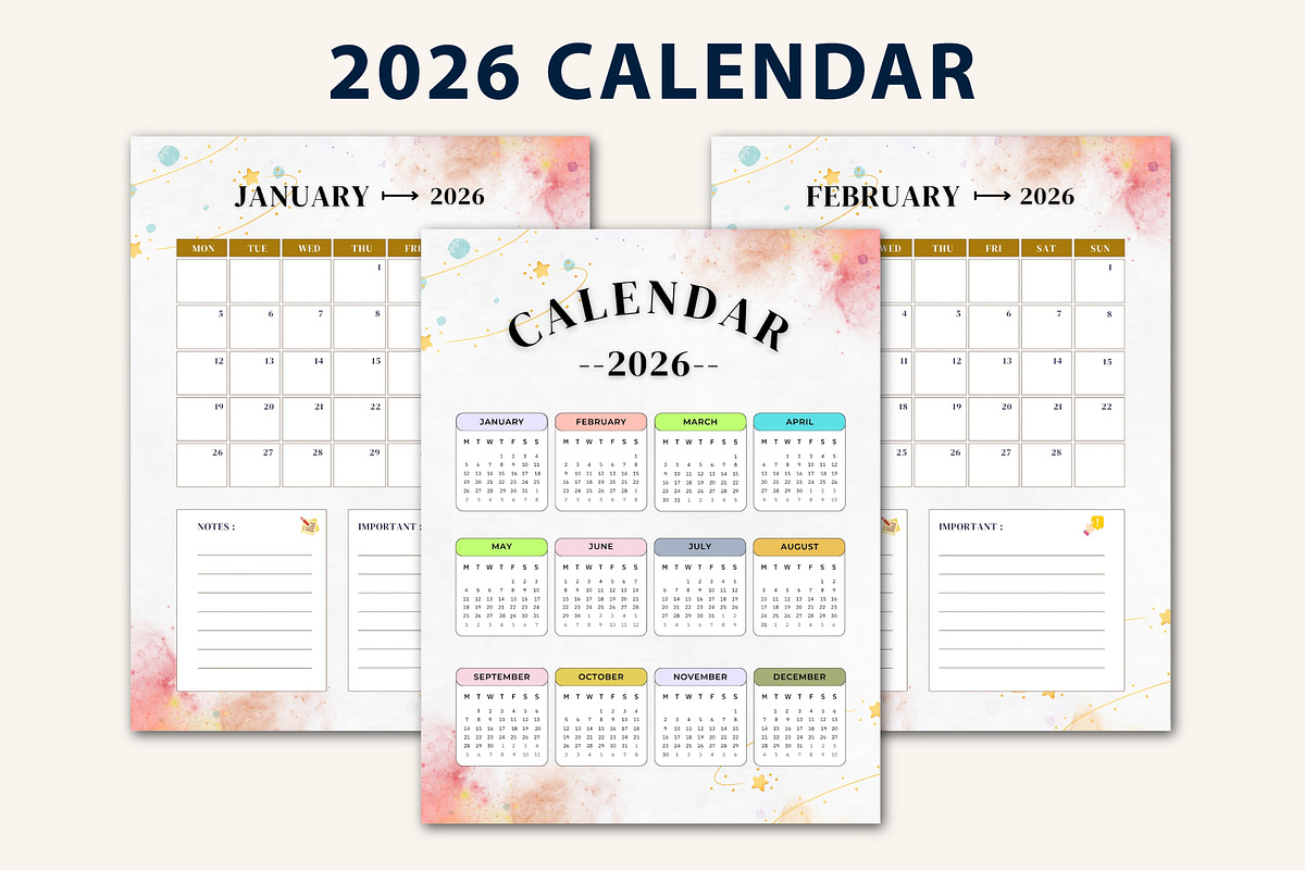 2026–2027 Event Management Planner, a Stationery Template by Designmela01 (Photo 7 of 10)