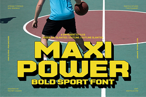 NCL Maxipower - Sport Gym Font, a Sans Serif Font by Enxyclo Studio