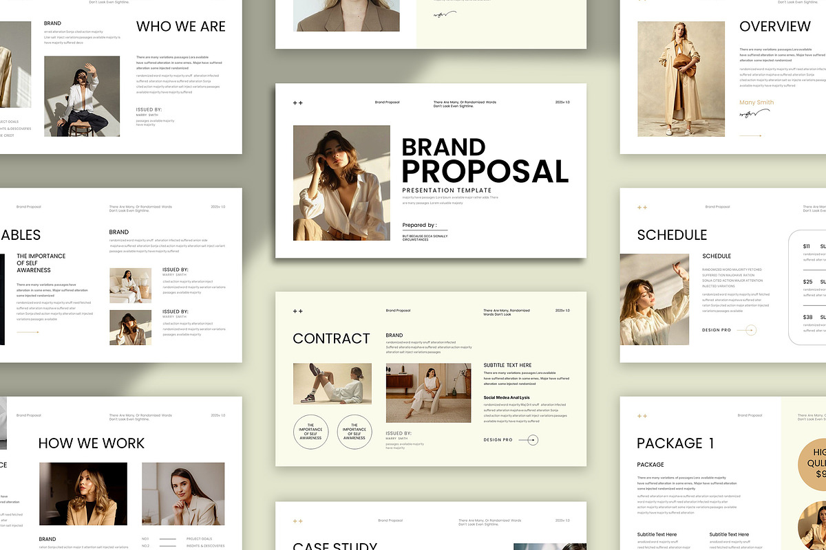 Brand Proposal Presentation Template, a Presentation Template by Pradaxa (Photo 4 of 6)