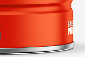 Metal TIN CAN PSD Mockup