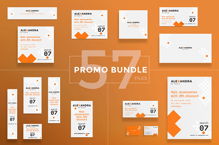 Promo Bundle | Hair Lifestyle, a Poster Template by Amber Graphics