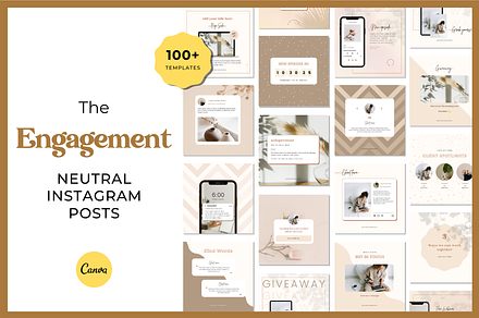 100+ Instagram Post - Nude Theme