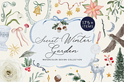 Christmas Watercolor Mega Bundle, a Decorative Illustration by Karma (Thumbnail 20 of 28)