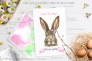 Watercolor Easter Bunny Creator, an Animal Illustration by Catherine Wheel (Thumbnail 3 of 15)