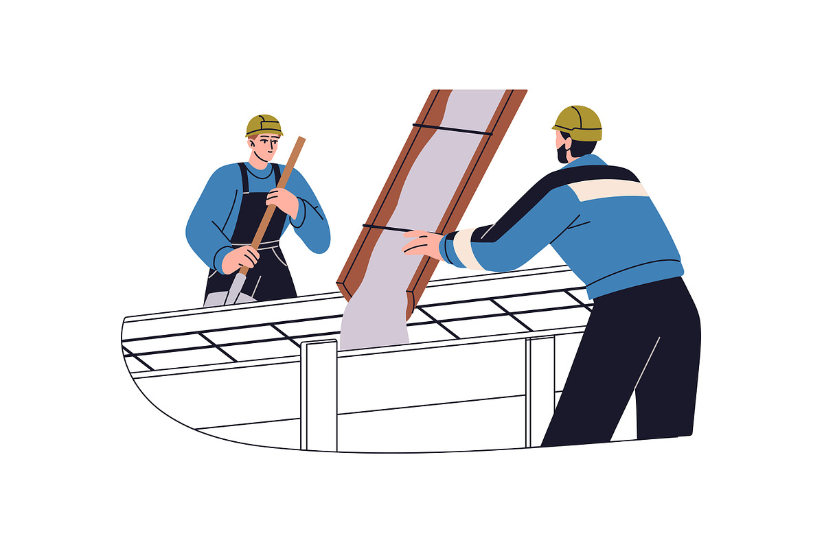 Architects and builders work set, a Work Illustration by PaperTrident (Photo 5 of 7)