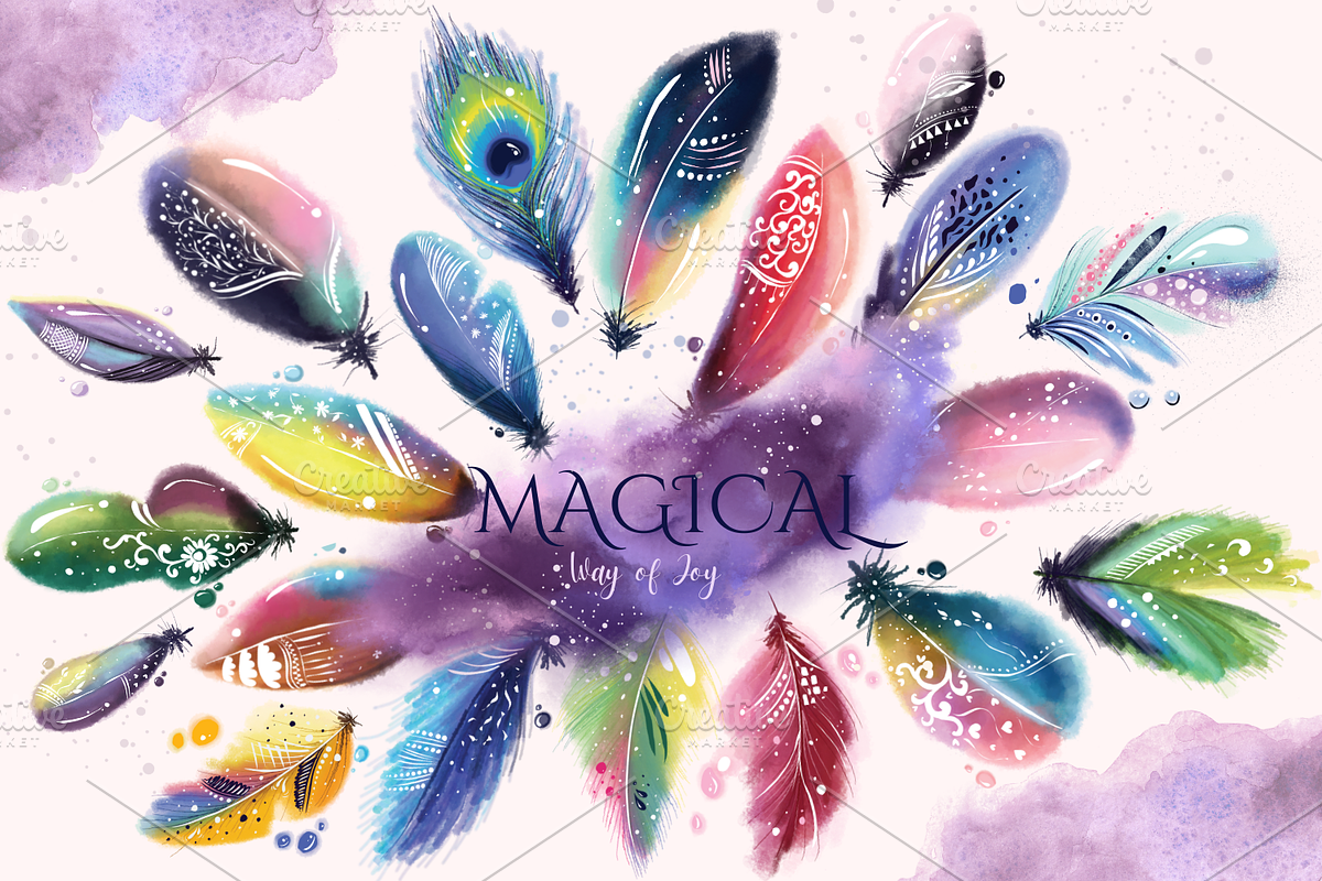 Milanto | Feather & Seamless Pattern, a Texture Illustration by ArtstudioByKhushbu (Photo 4 of 13)