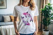 Watercolor Koi Fish, an Animal Illustration by ArtOfSoul (Thumbnail 4 of 6)