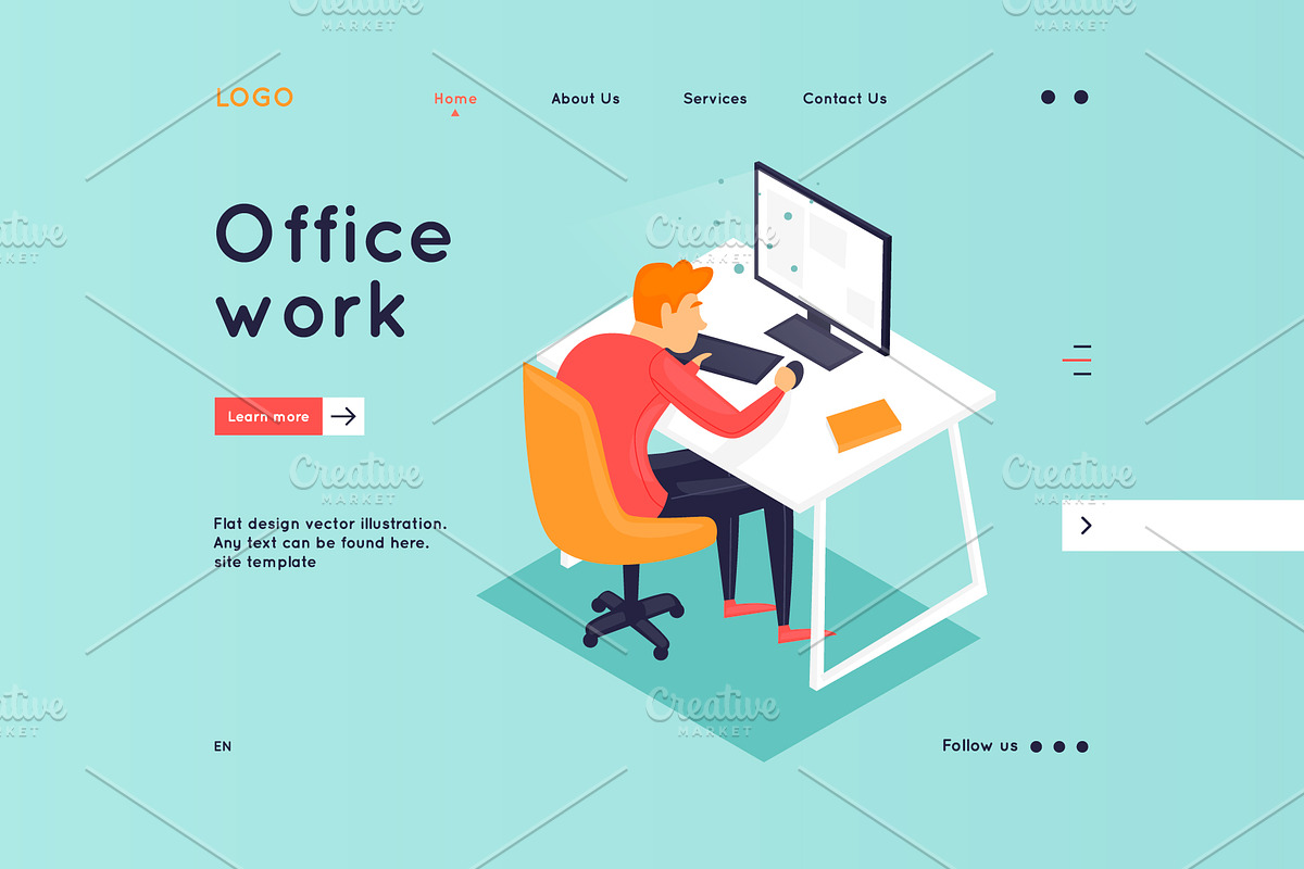Landing page, an App Template by Podis (Photo 1 of 15)