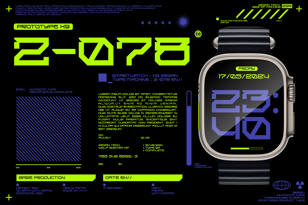 Zegan Wolf, a Sans Serif Font by inumocca_type (Photo 4 of 13)