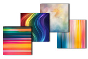 Rainbow Blur Backgrounds, an Illustration by OK Design (Thumbnail 2 of 3)