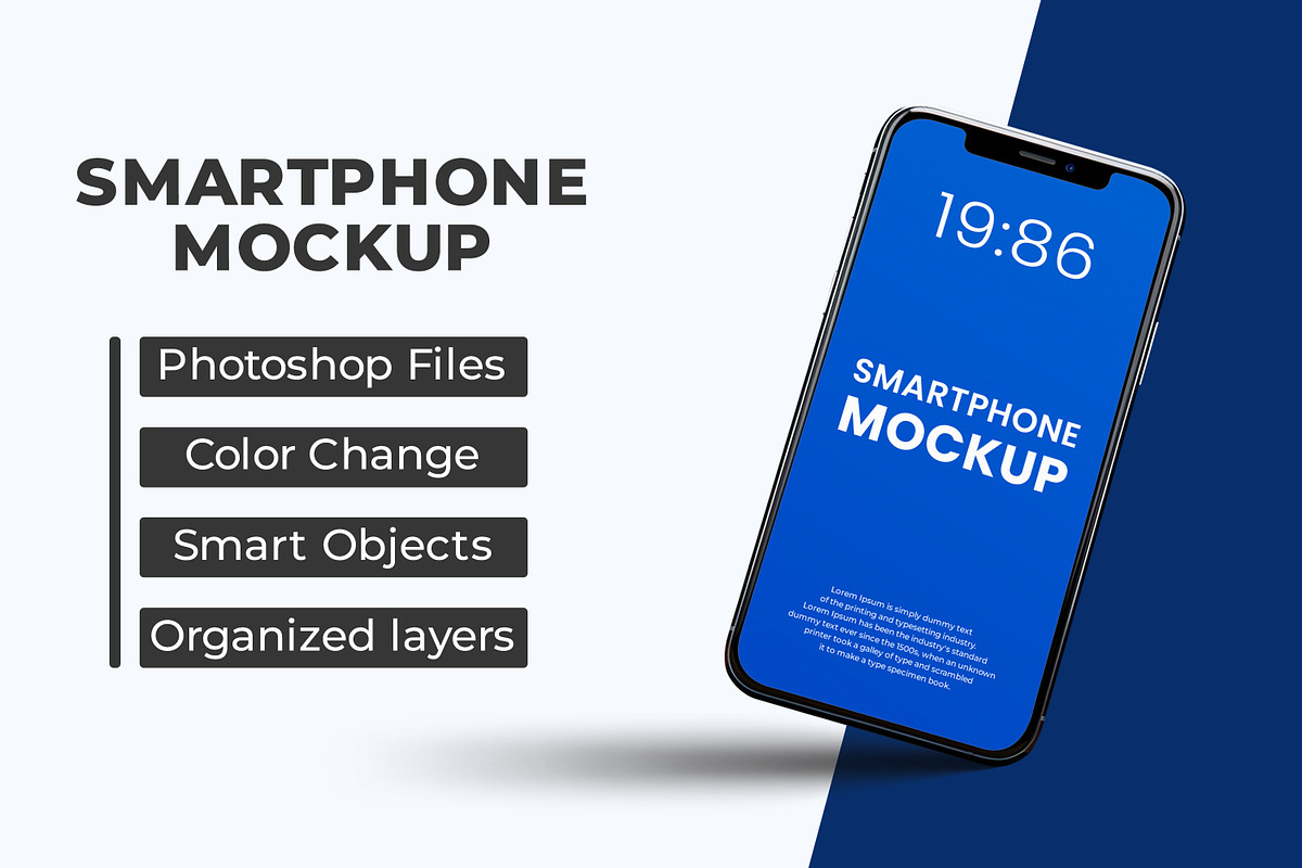 Smartphone Mockup, an Android Mockup by Viswal Studio (Photo 1 of 4)