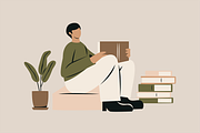 Extrovert and Introvert Illustration, a Person Illustration by Jump Studio (Thumbnail 7 of 10)