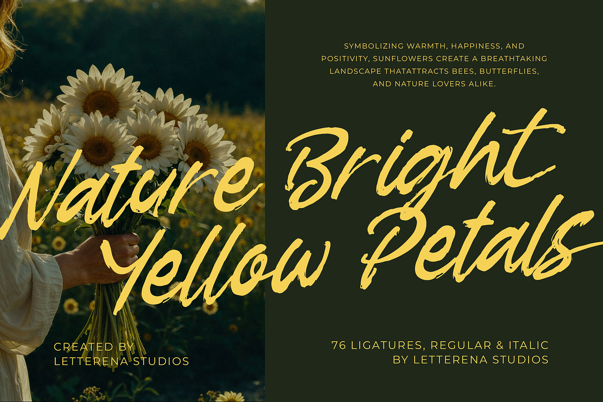 Garden Solland Bold Handwritten Font, a Script Font by Letterena Studios Script (Photo 5 of 15)